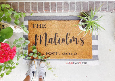 Personalized Family Name Doormats: A Touch of Elegance for Every Home