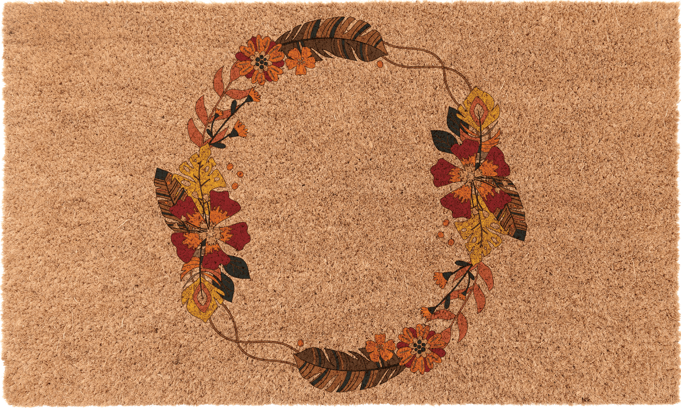 Boho Fall Monogram | Coco Mats N More