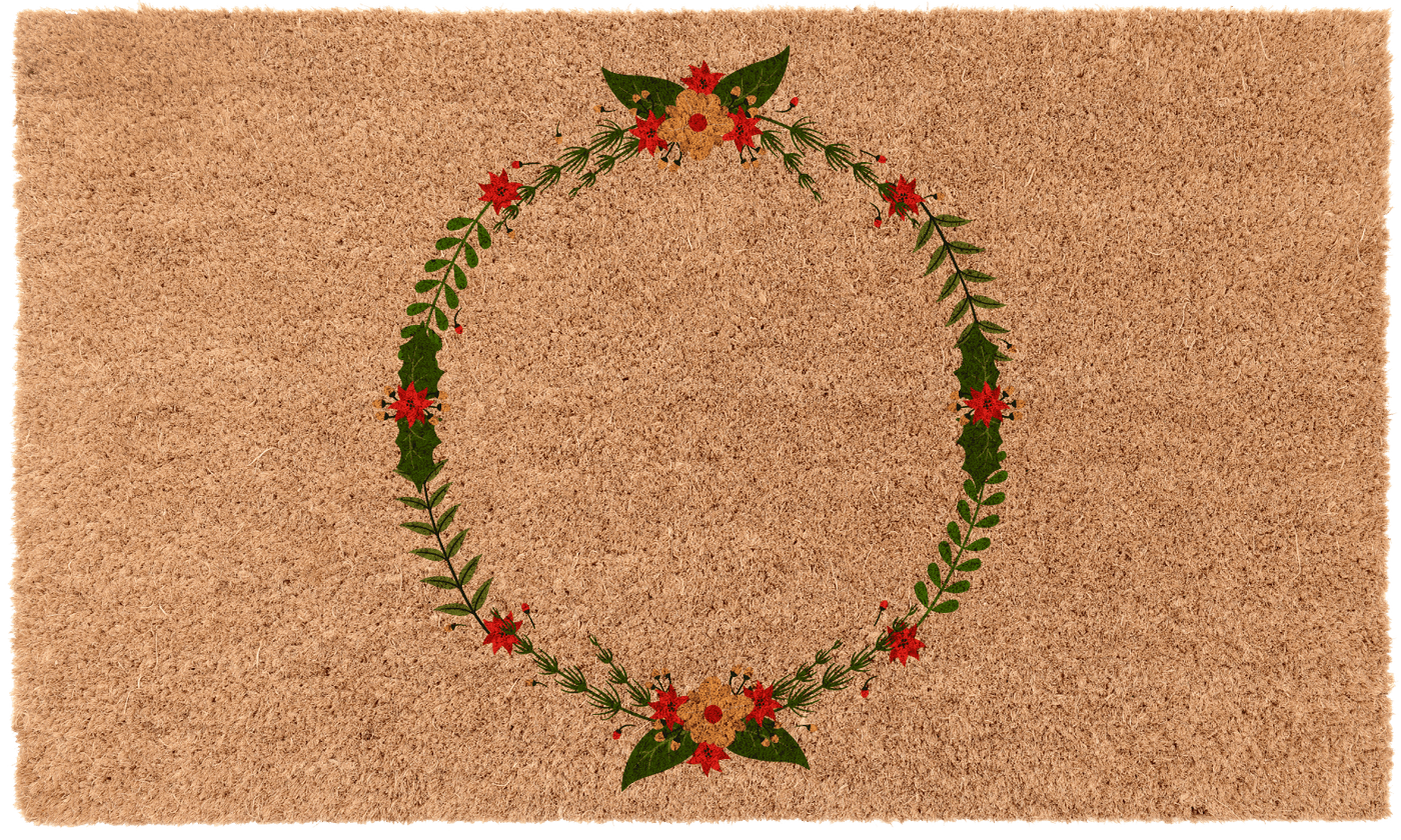 Holiday Cheer Monogram | Coco Mats N More