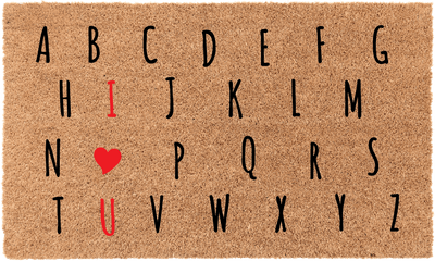 Alphabet Love | Coco Mats N More