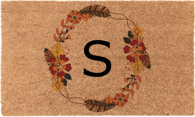 Boho Fall Monogram | Coco Mats N More