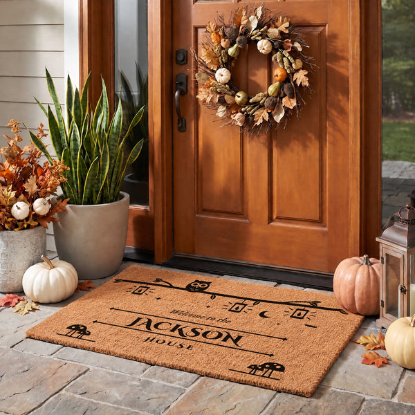 Personalized Owl Branch Home