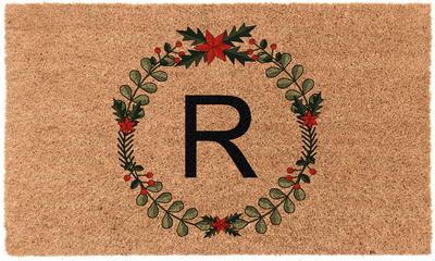 Seasonal Greetings Monogram | Coco Mats N More