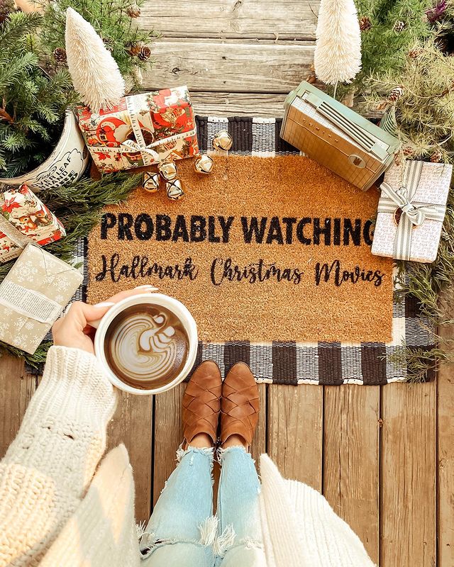 Probably Watching Hallmark Christmas Movies