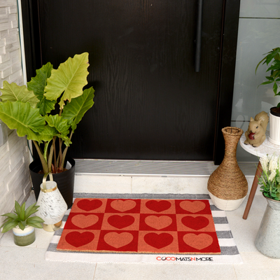 Red Hearts | Coco Mats N More