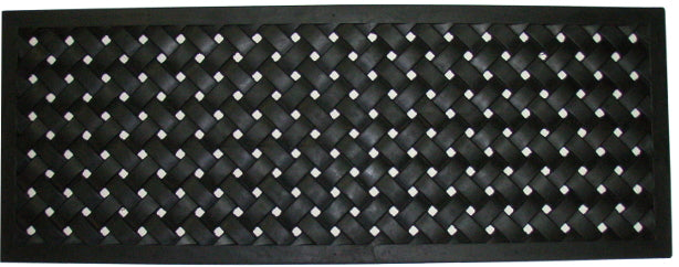 Braided Recycled Rubber Doormat (18" x 47")