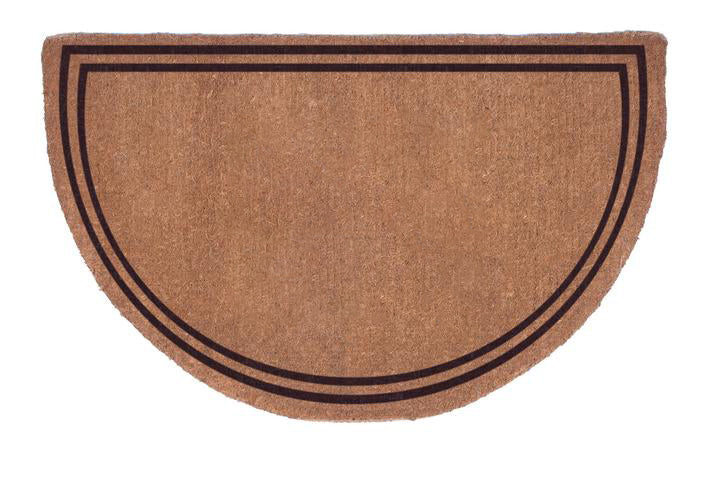 Half Round Double Border Doormats