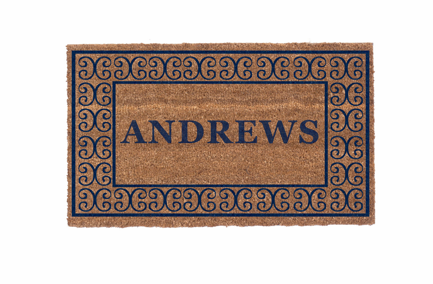 Charleston Border Personalized Doormats