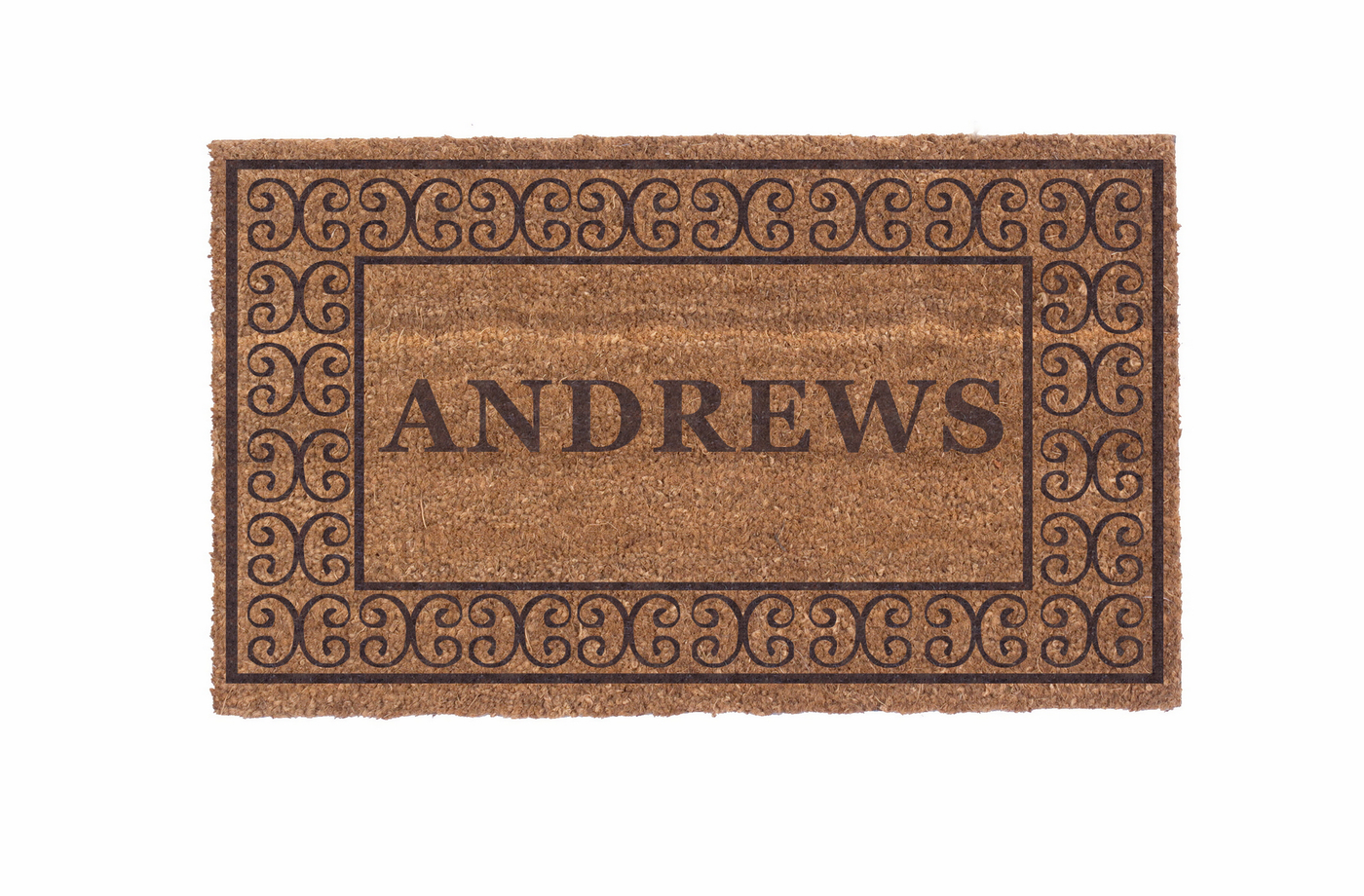 Charleston Border Personalized Doormats