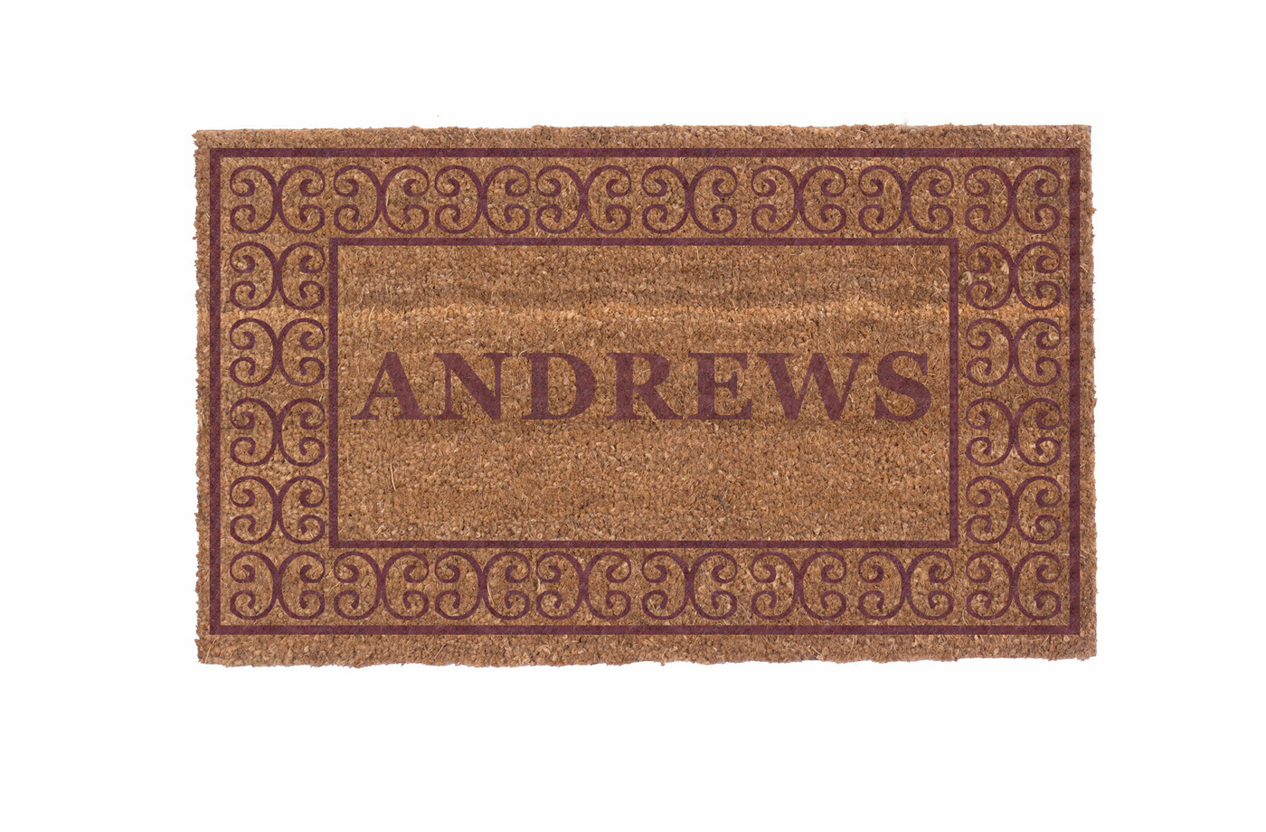 Charleston Border Personalized Doormats