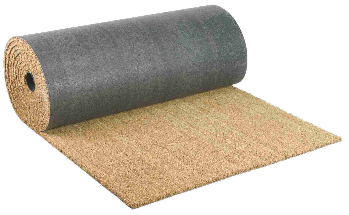 COCO COIR FULL ROLLS - VINYL BACKED