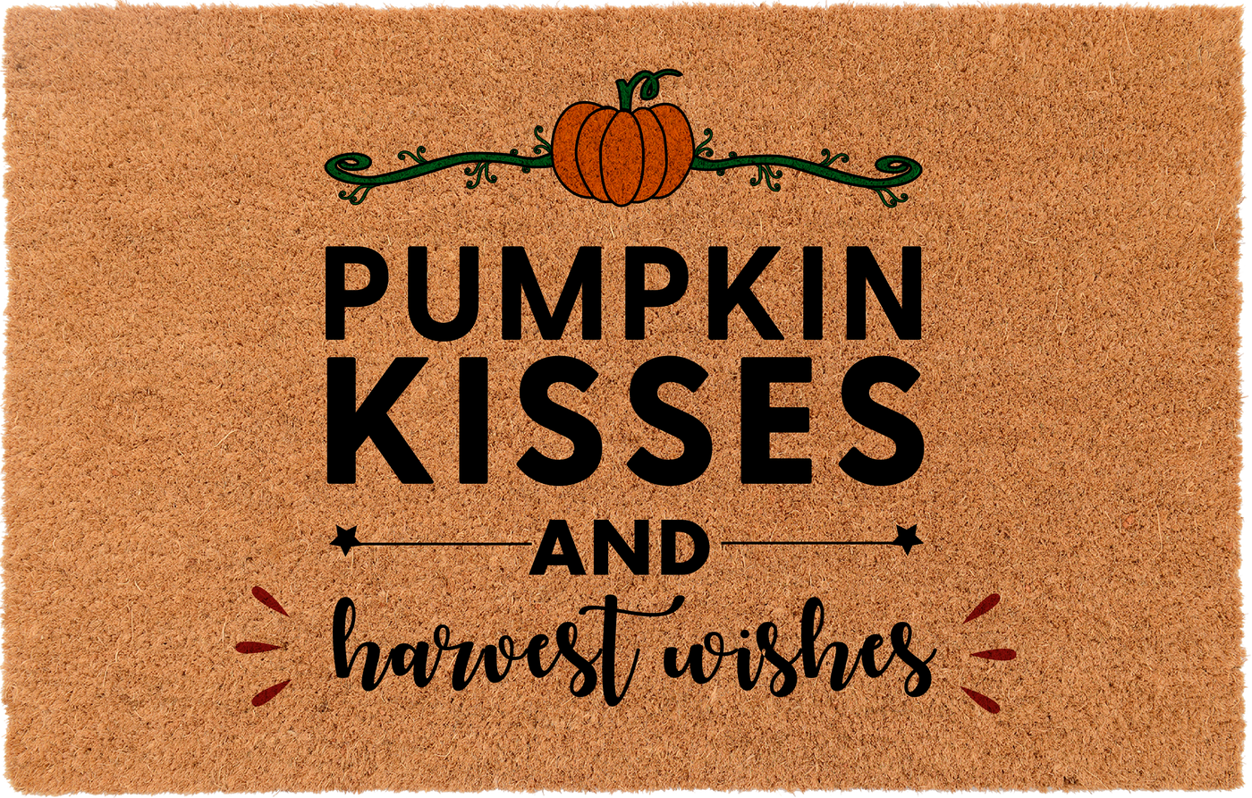 Pumpkin Kisses and Harvest Wishes | Coco Mats N More