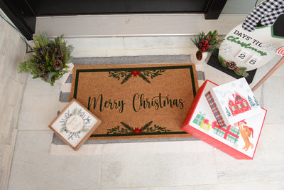 Merry Christmas Border | Coco Mats N More