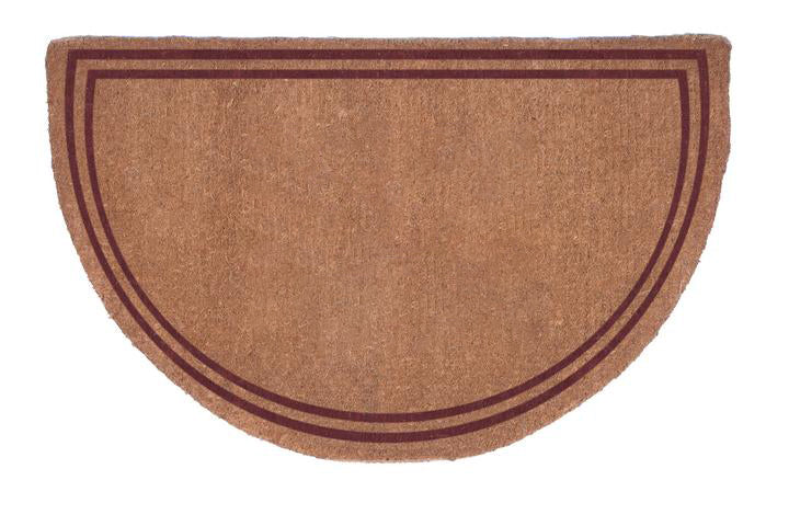 Half Round Double Border Doormats