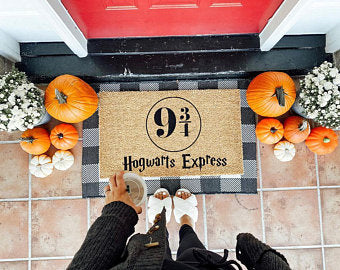 9 3/4 Hogwarts Express Coco Doormat